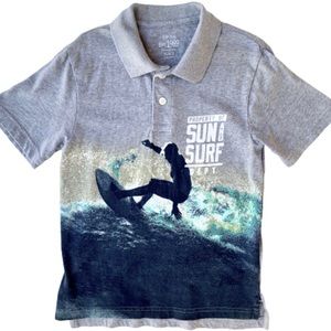 Children's Place Boys Sun & Surf Short Sleeve Polo